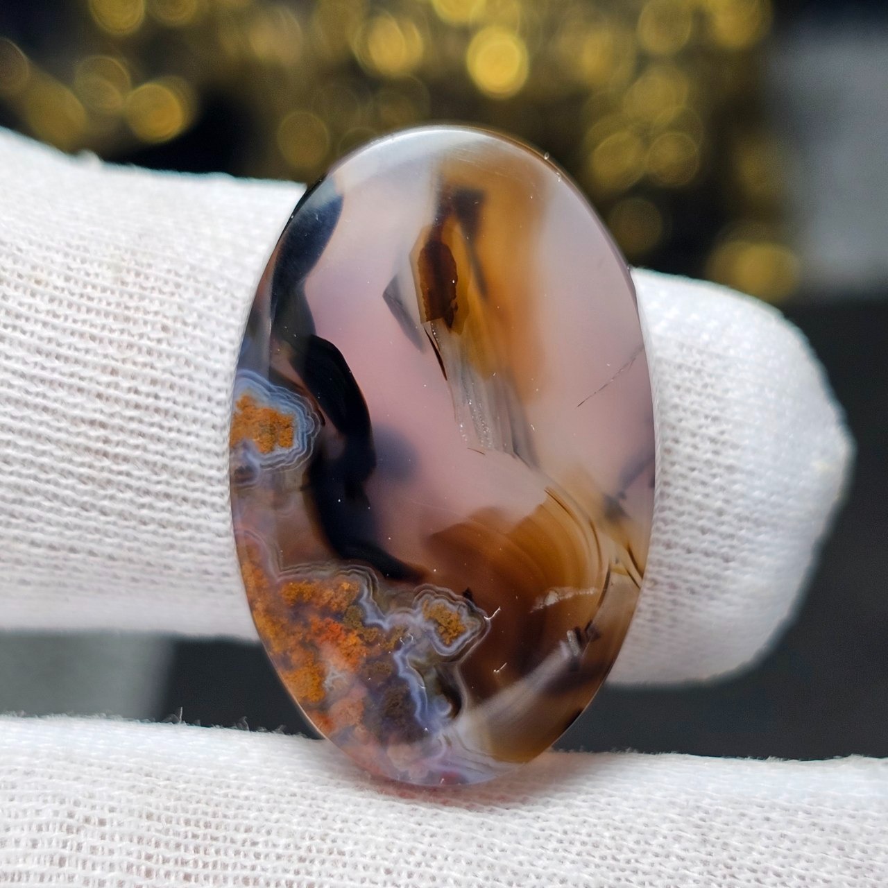 نگین طبیعی عقیق شجر معدنی خراسانی خاص کد S3710