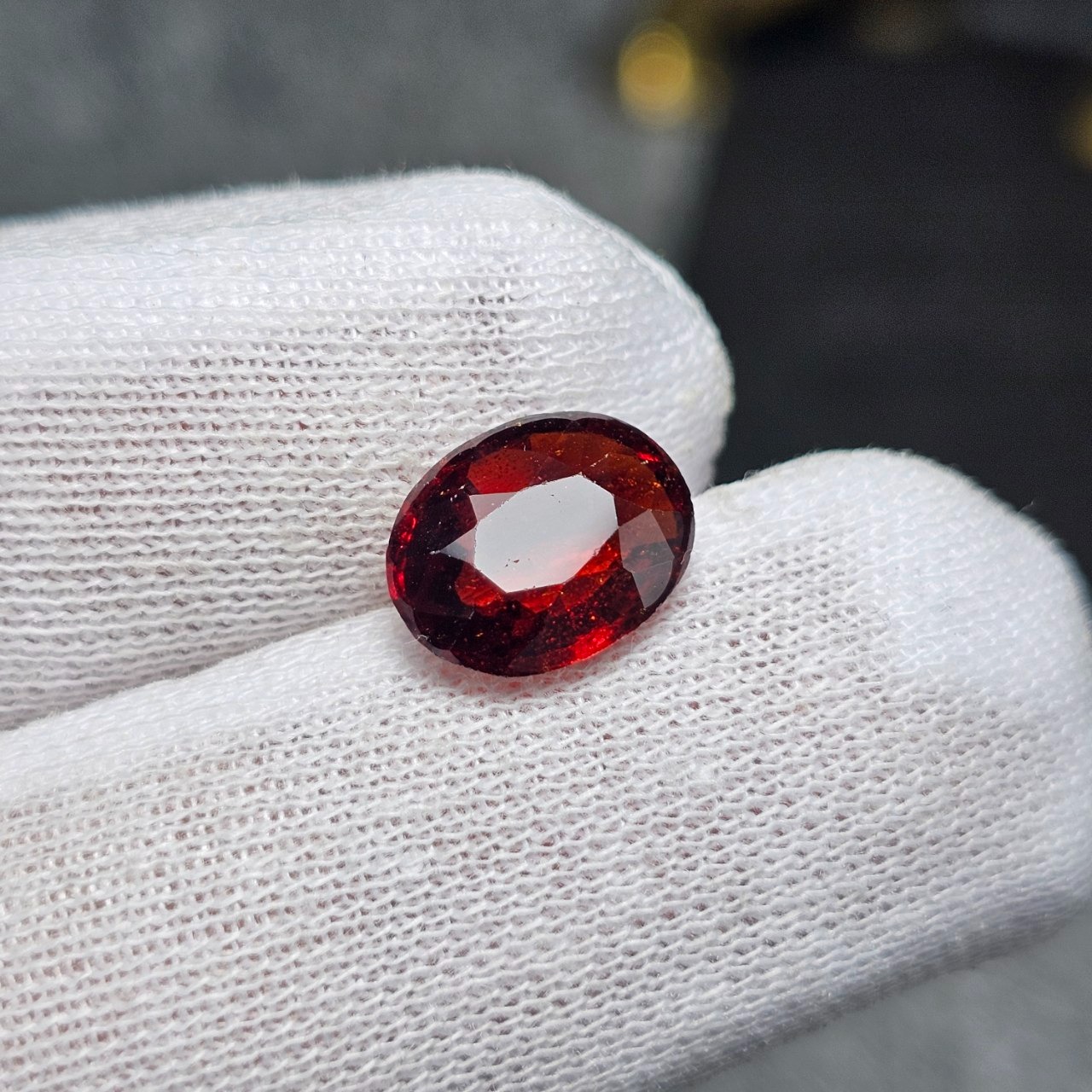  نگین سنگ طبیعی گارنت معدنی کد S3734