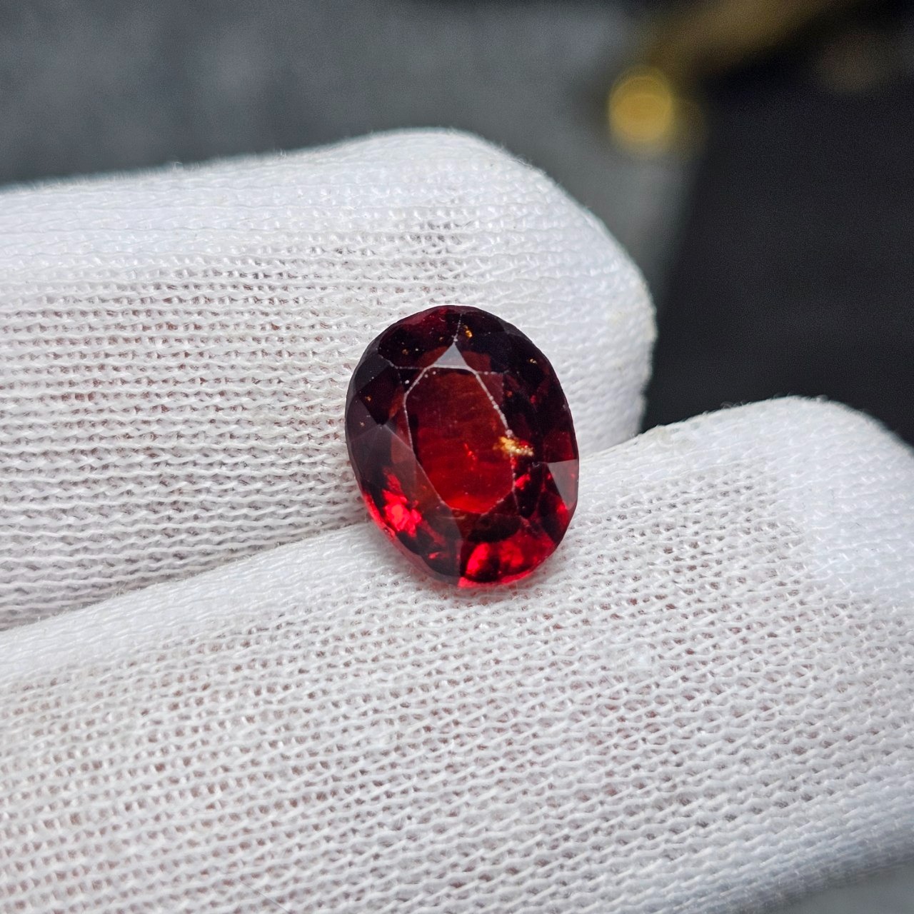  نگین سنگ طبیعی گارنت معدنی کد S3735