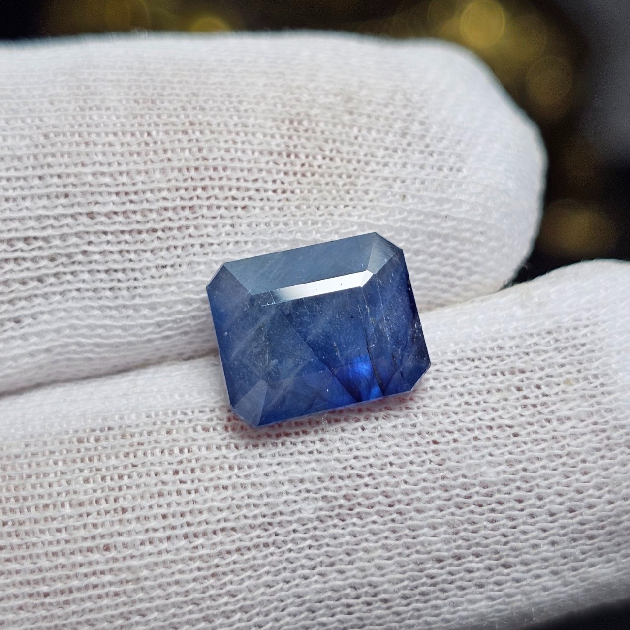 نگین سنگ یاقوت کبود معدنی کد 36902