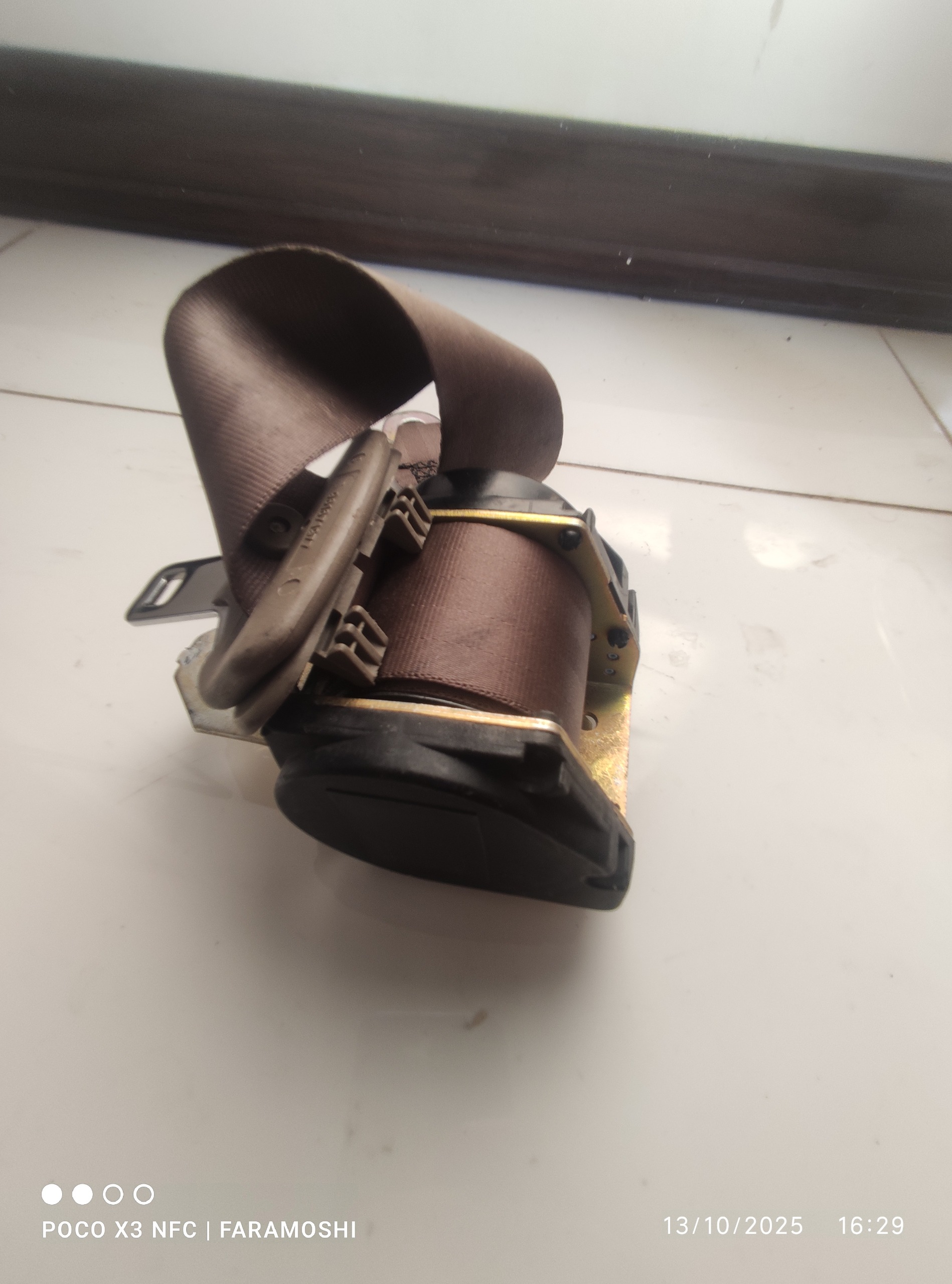 کمربند ایمنی فابریک پژو405سمت چپ