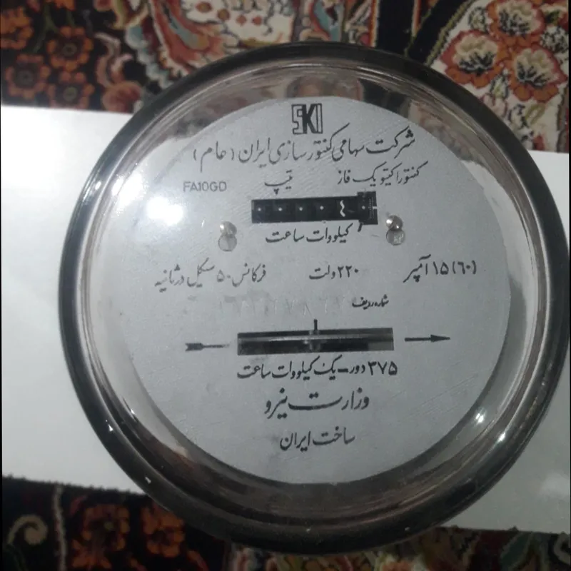 کنتور برق تکفاز آکبند و کاملا نو