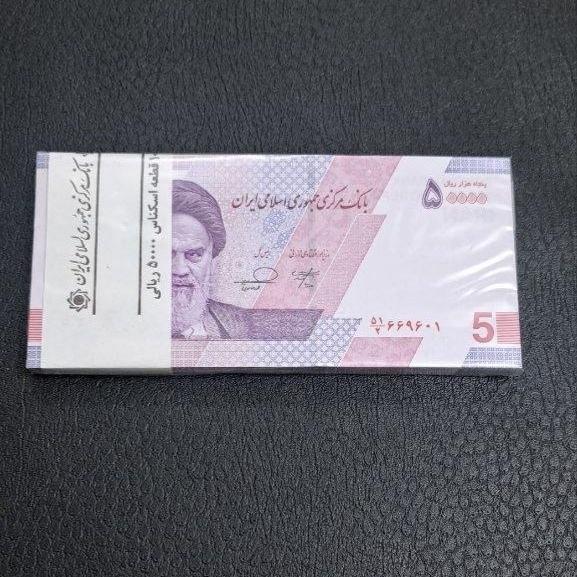 بسته اسکناس پنج هزاری جدید شماره تکرار