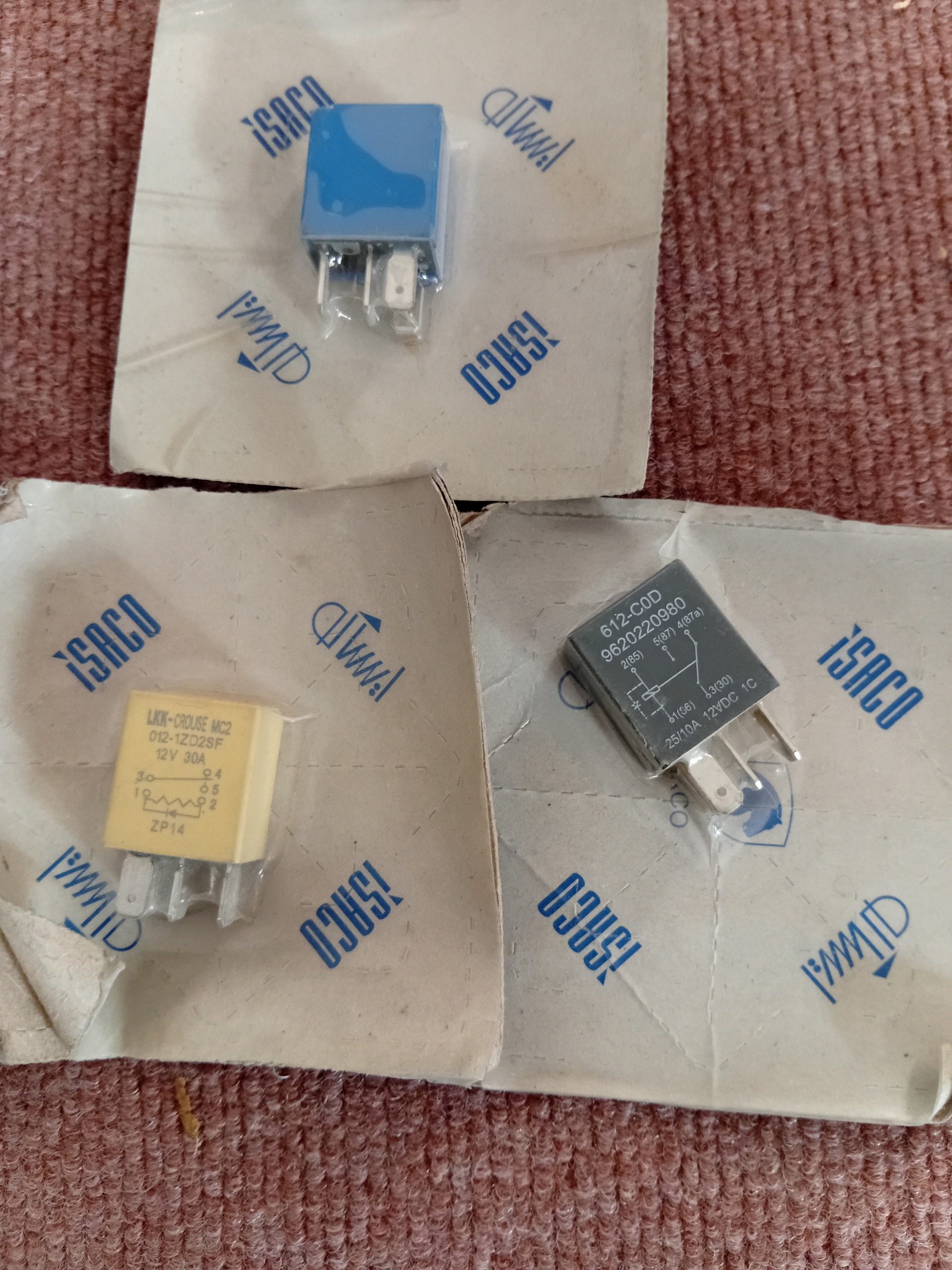 3 عدد رله 206 اصلی