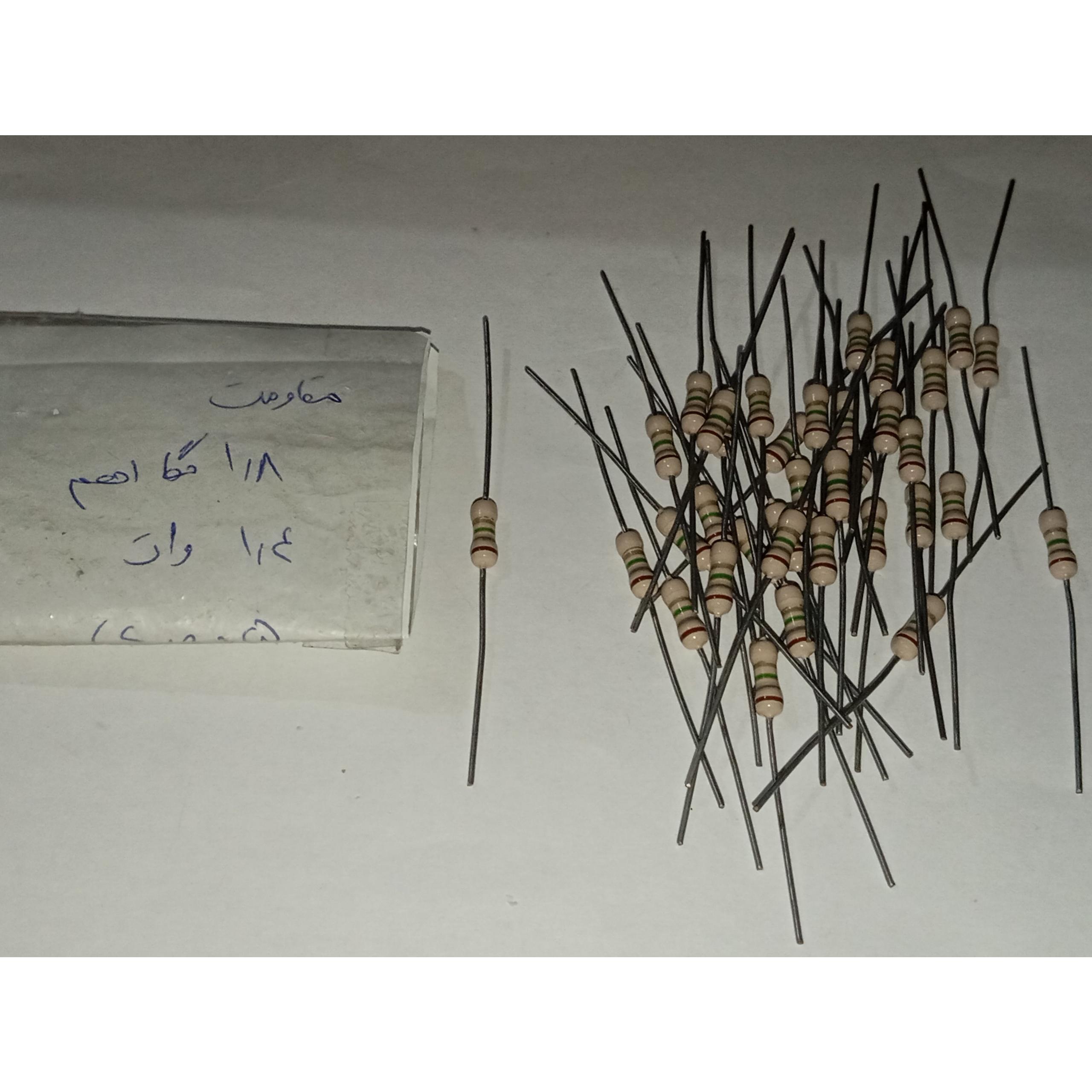 مقاومت 35 عدد،  1.8 مگا اهم 5 درصدی