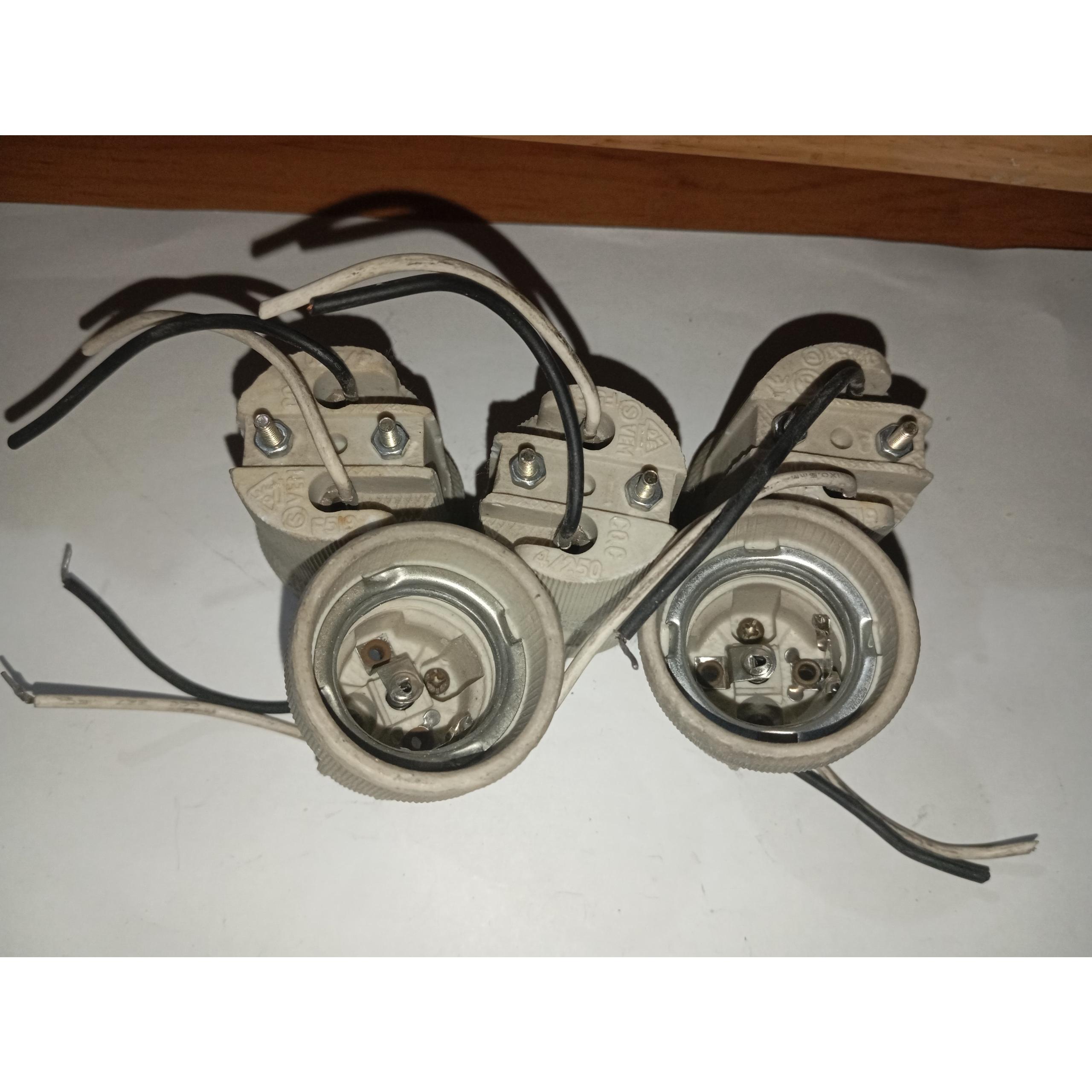 سرپیچ لامپ سرامیکی،  سیم پرسی