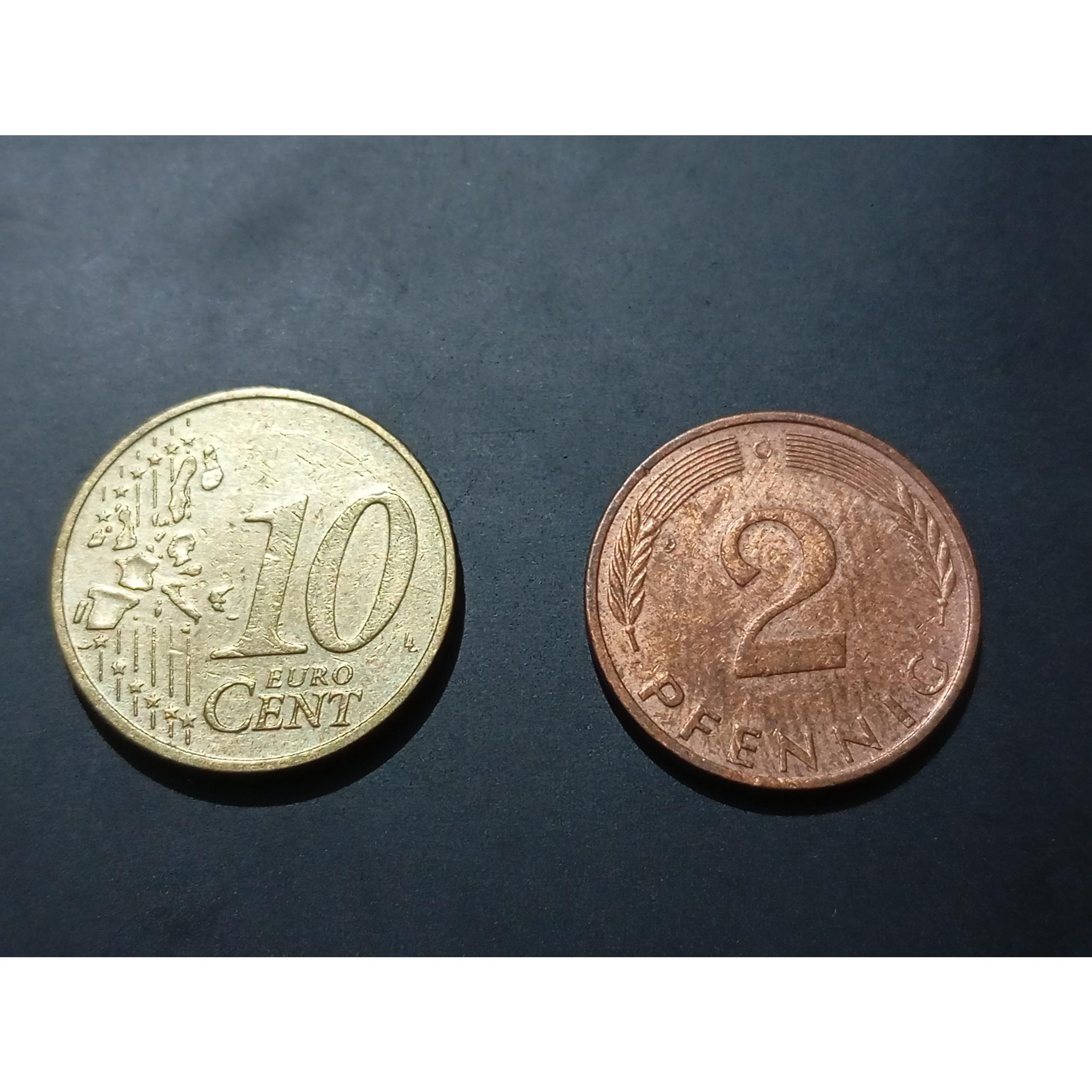 دو سکه آلمان، توضیحات