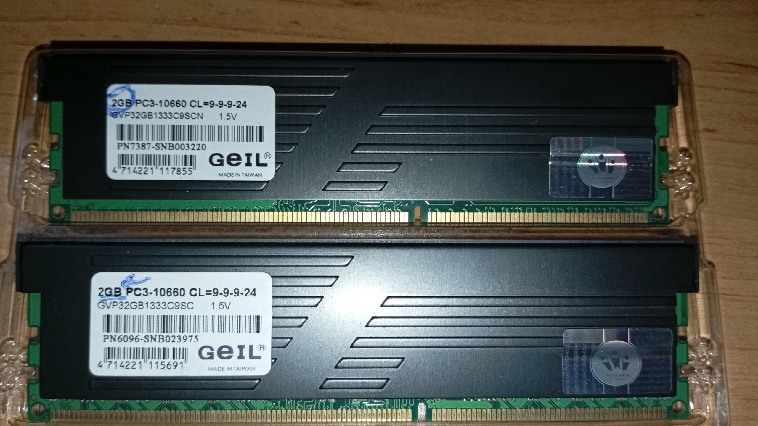 رم 2 گیگ DDR3 GEIL