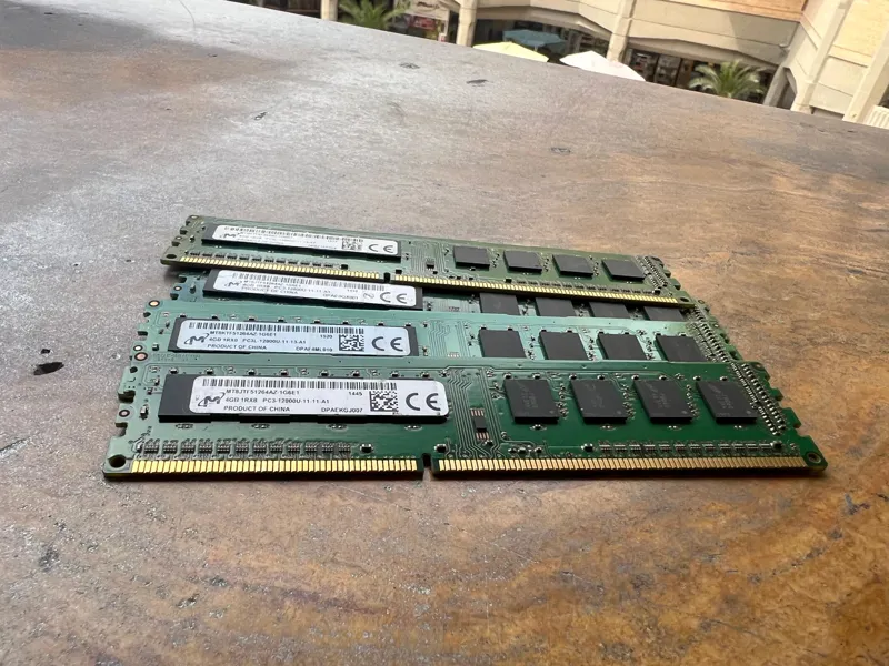 رم کامپیوتر ظرفیت 4 گیگ ddr3