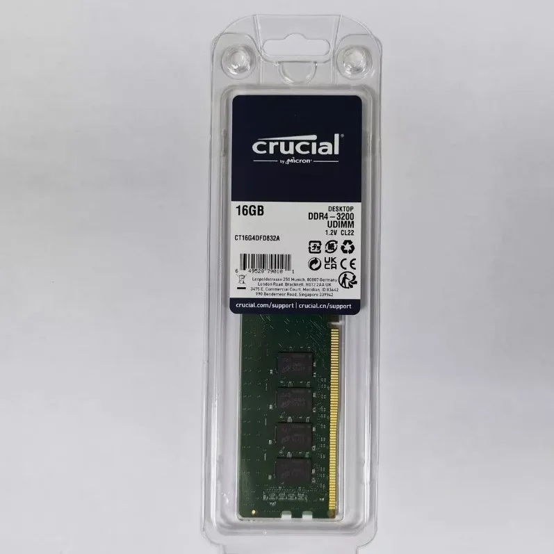 رم کروشیال 8 گیگ DDR4 3200 دسکتاپ آکبند