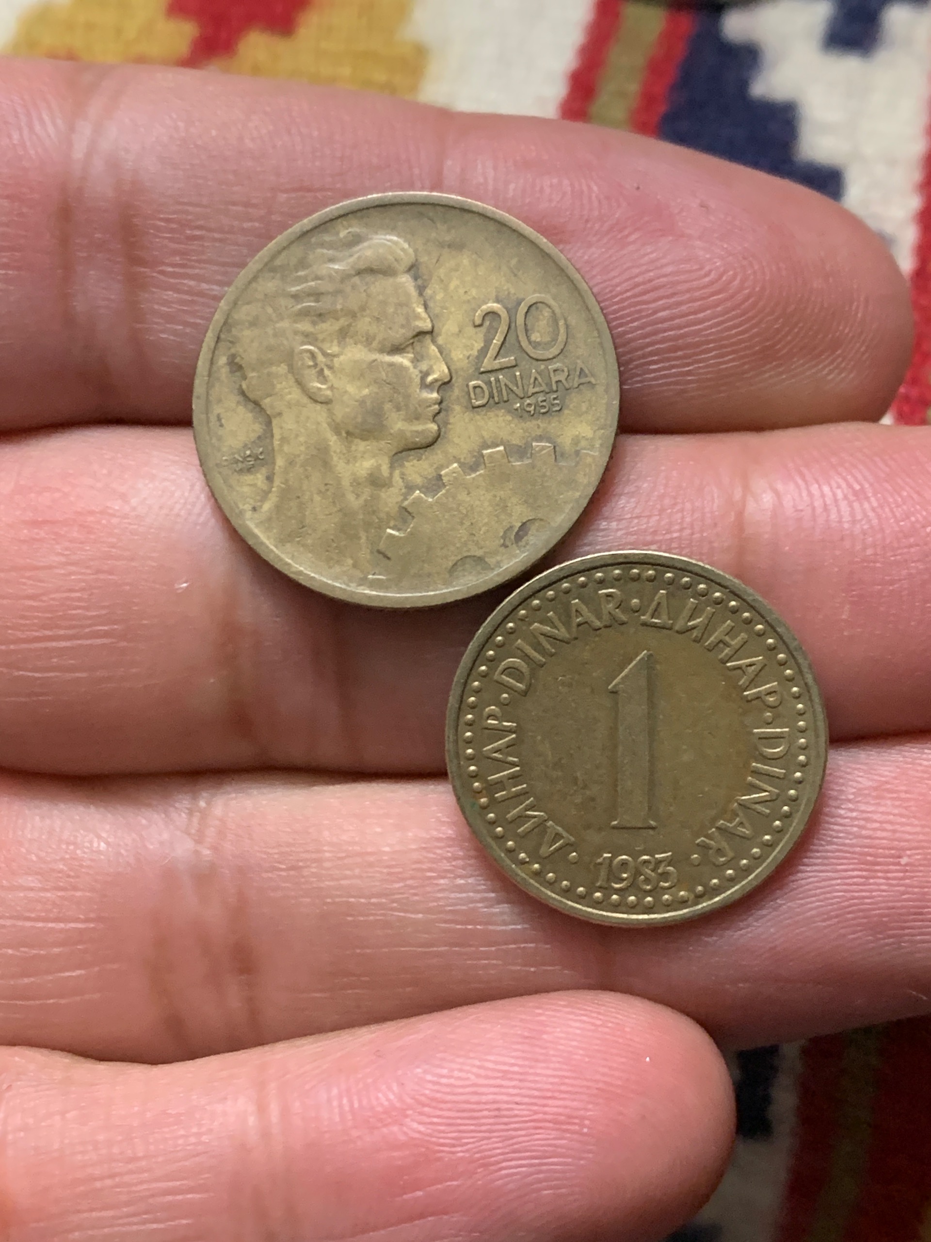 2 عدد سکه یوگسلاوی