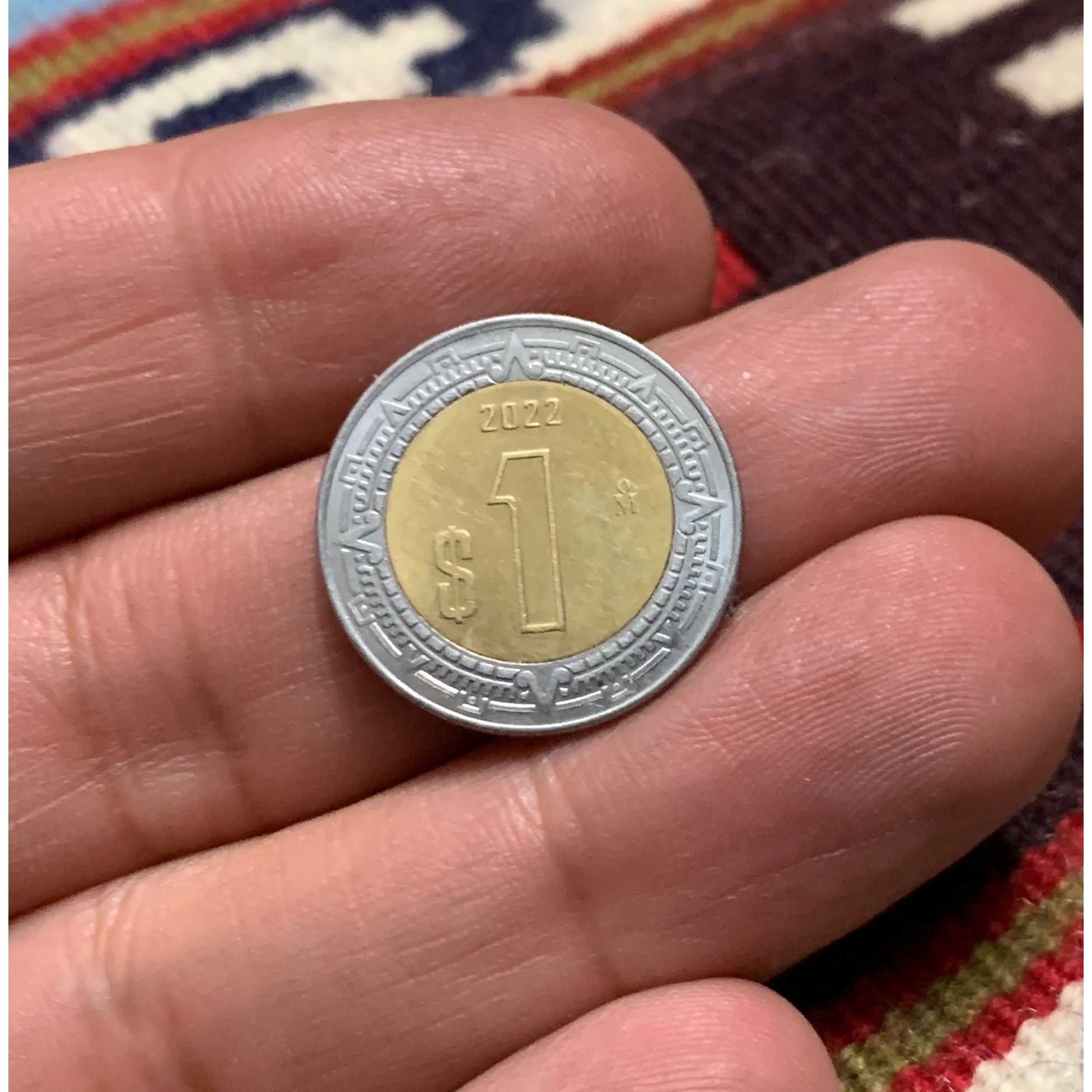 یک عدد سکه مکزیک