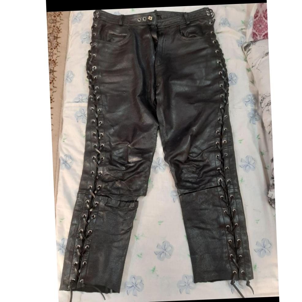 شلوار چرم گاوی مردانه مدل اروپایی (معیوب)