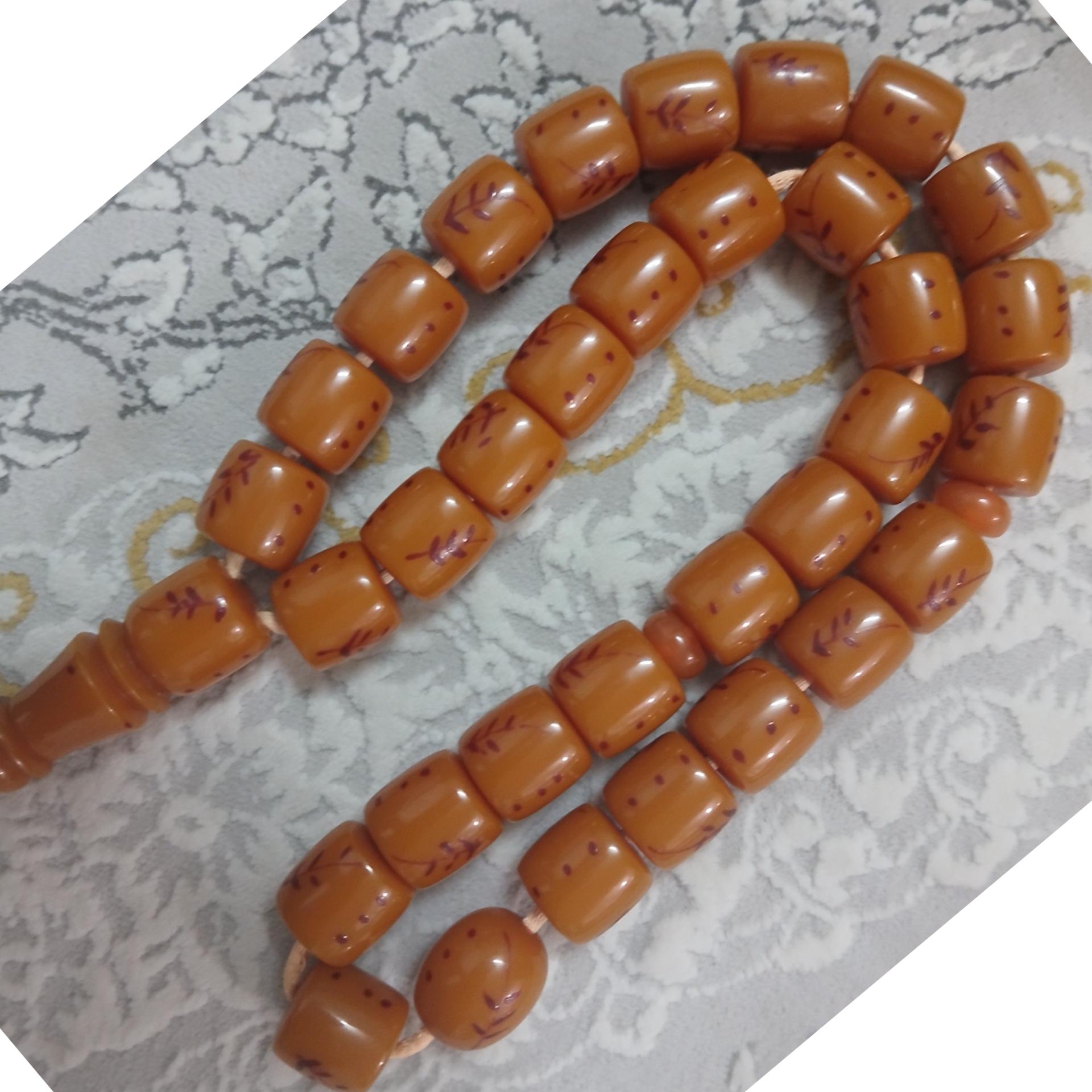 تسبیح سندلوس طرح دار