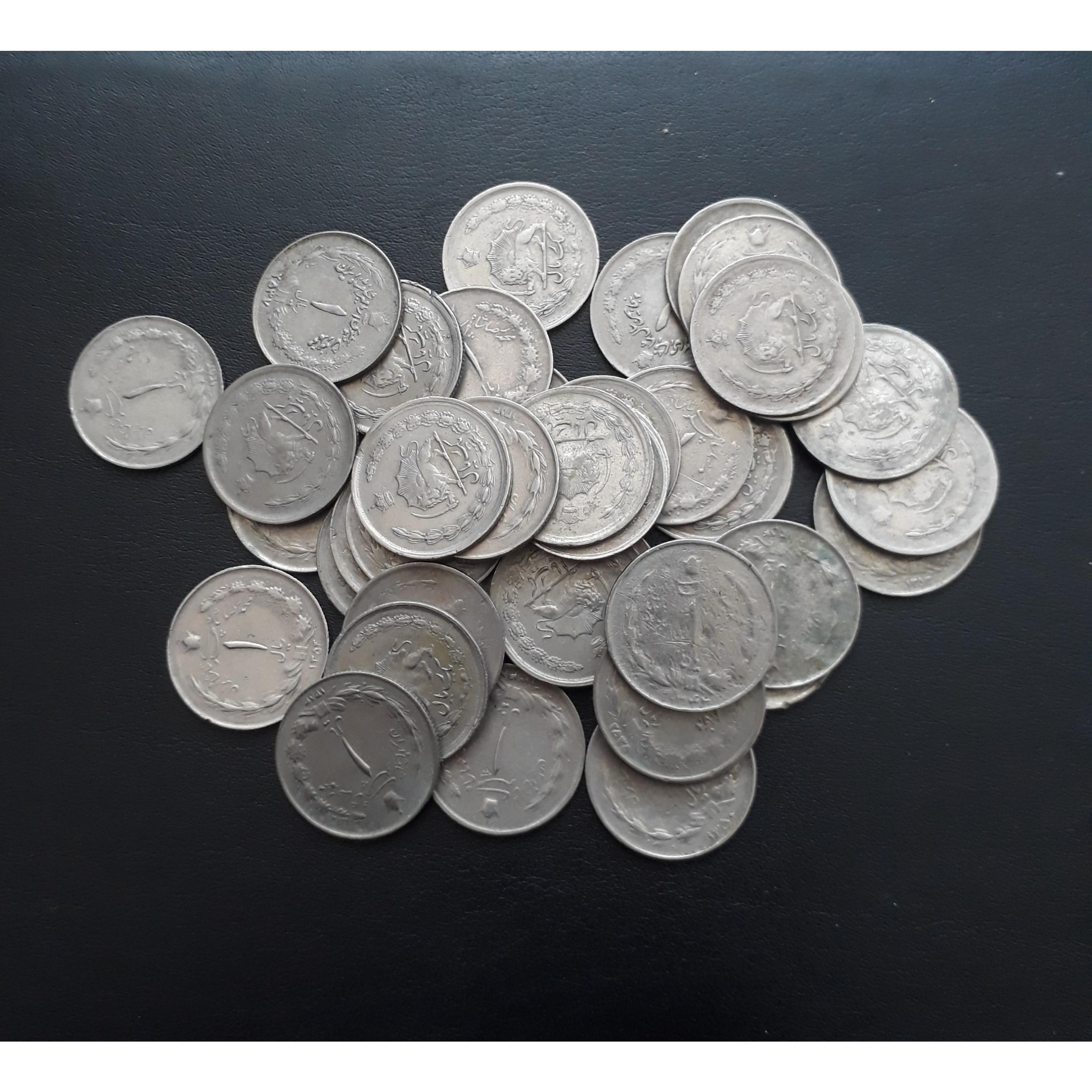 40عددیک ریالی پهلوی طبق تصویر