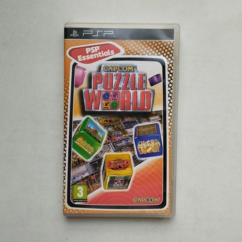 بازی ارجینال CAPCOM PUZZLE WORLD