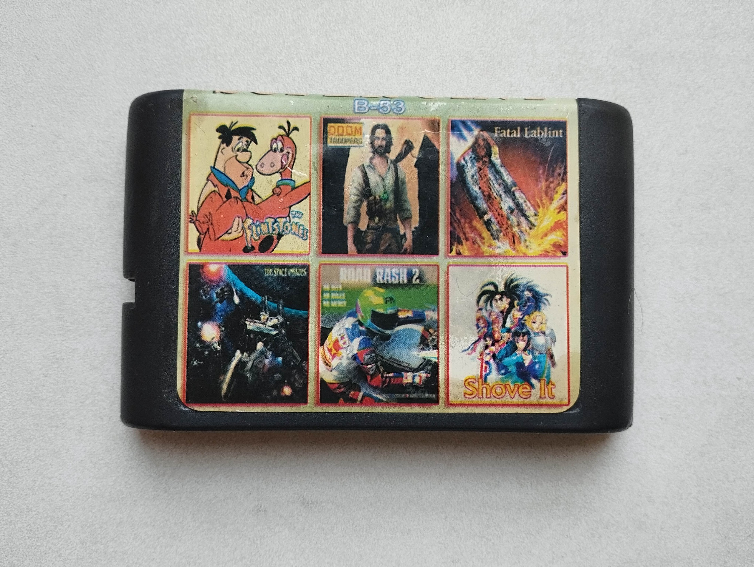 نوار سگا 6 لبه دارای بازی DOOM TROOPERS