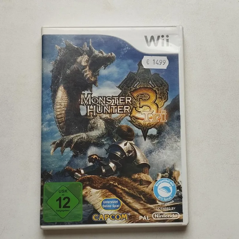 بازی ارجینال MONSTER HUNTER 3 رجیون PAL