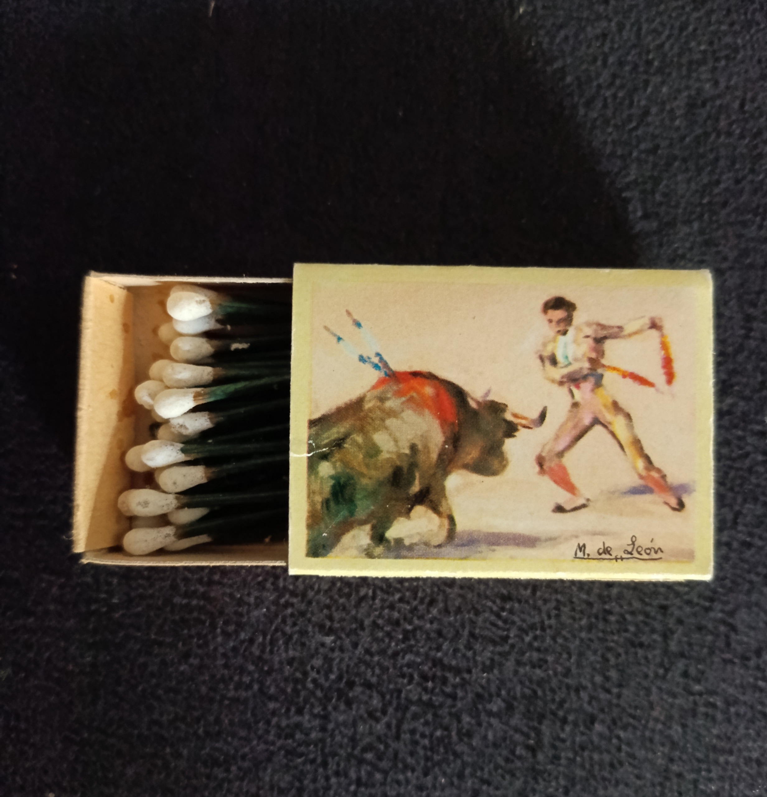 کبریت قدیمی اسپانیایی