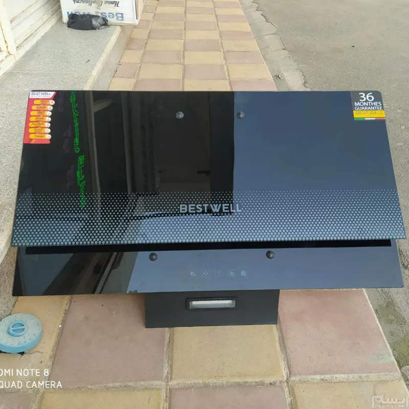 هود آشپزخانه شیشه ای BESTWELL اصل اورجینال آکبند