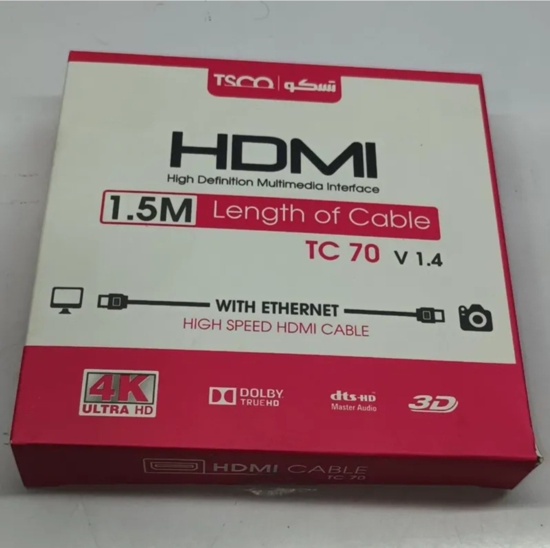 کابل HDMI تسکو مدل TC 70 به طول 1.5 متر
