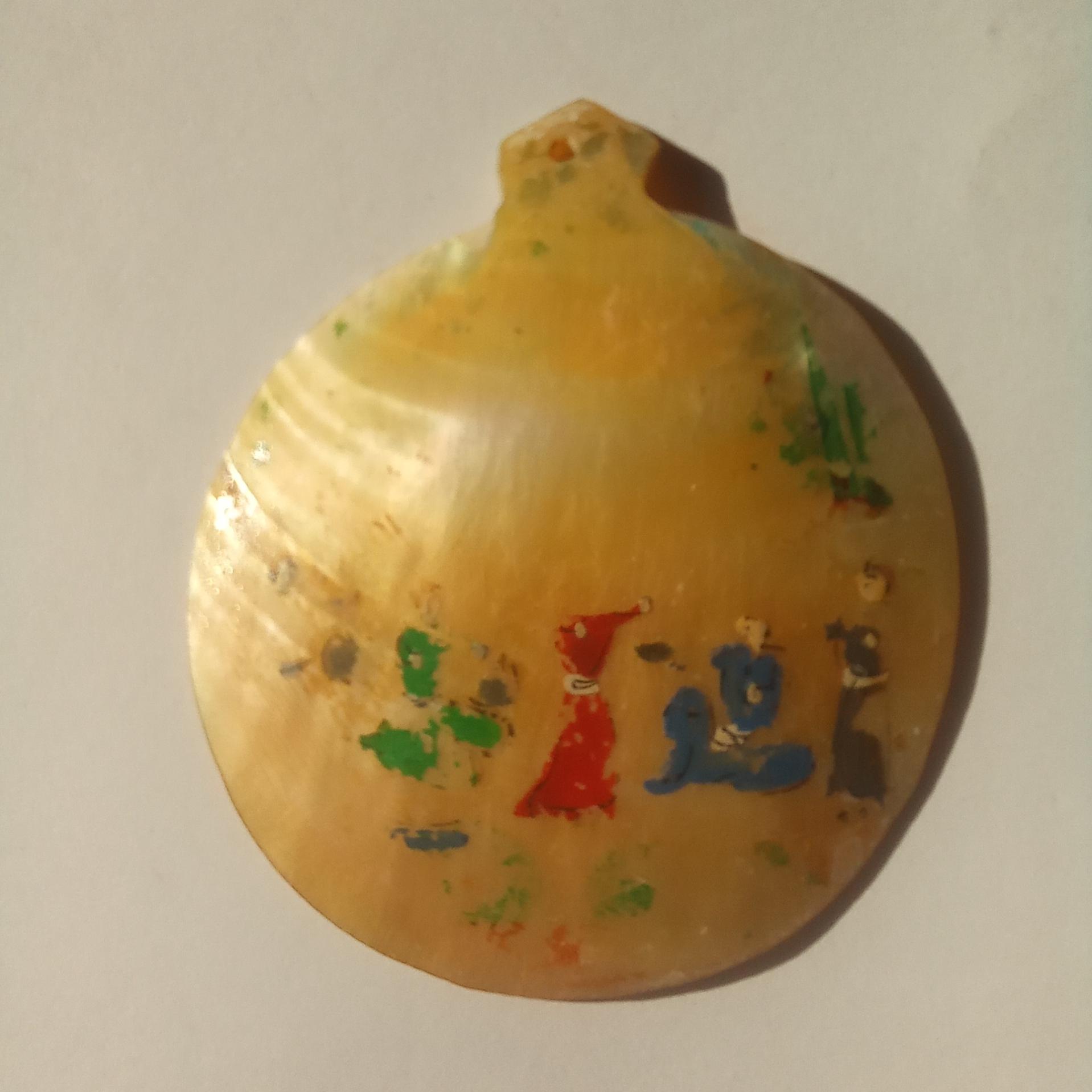 صدف نقاشی شده _ قدیمی