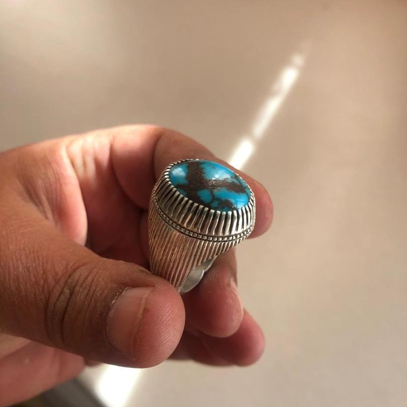 انگشتر فیروزه کهنه نیشابوری