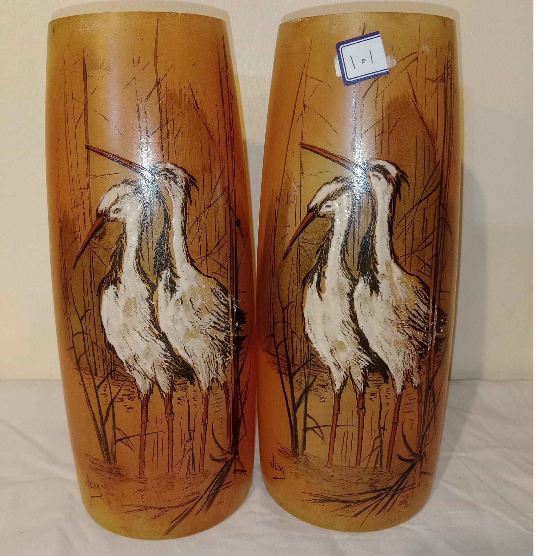 گلدان با طرح لک لک