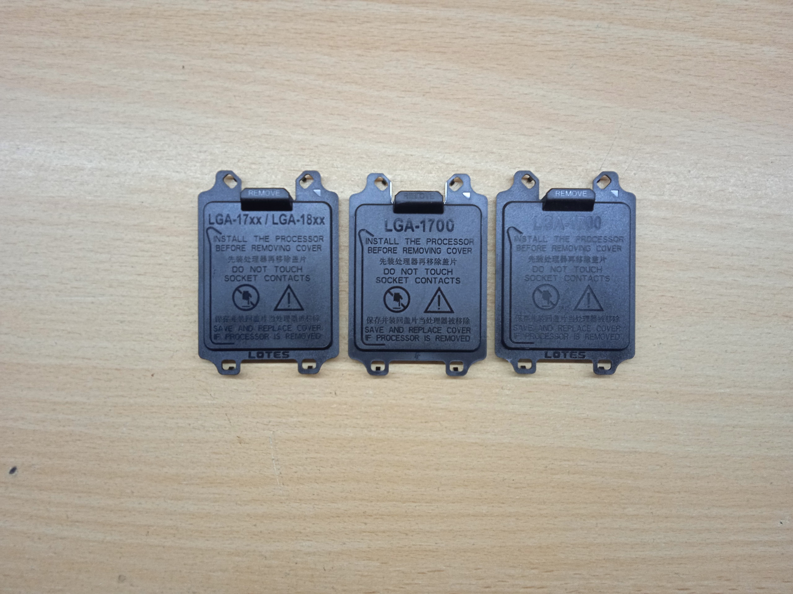 3 عدد درپوش و محافظ سوکت CPU