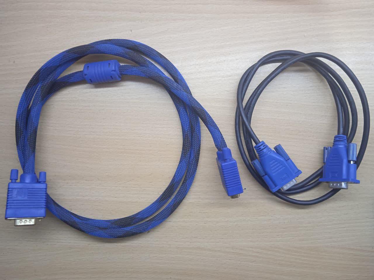 2 عدد کابل مانیتور VGA با طول 1.5 متر