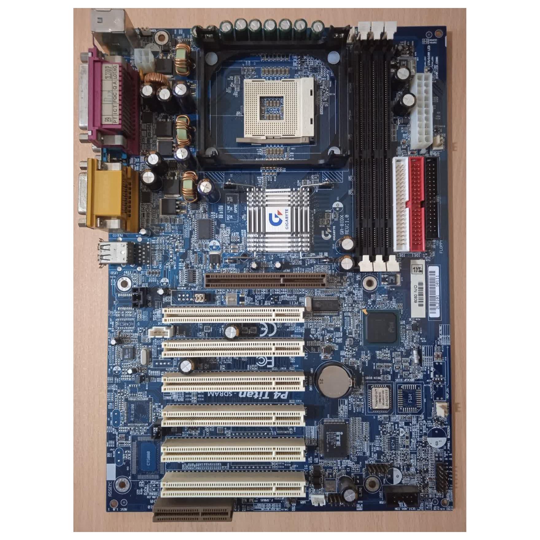 مادربرد گیگا بایت مدل GA-8IDX REV 1 سوکت 478