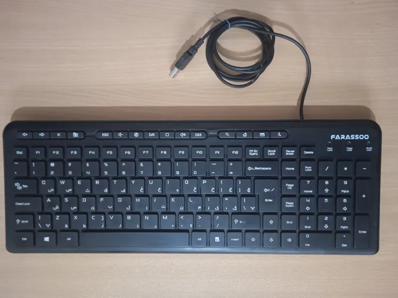 کیبورد فراسو - توضیحات دارد