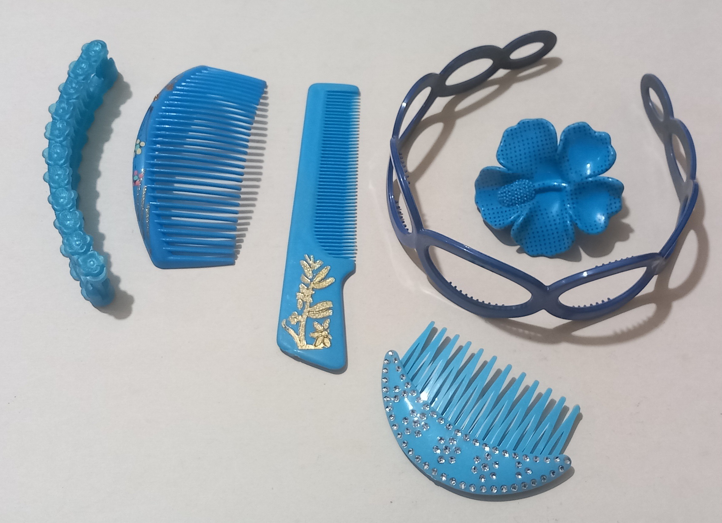ست آبی آرایشی مو نوستالژی