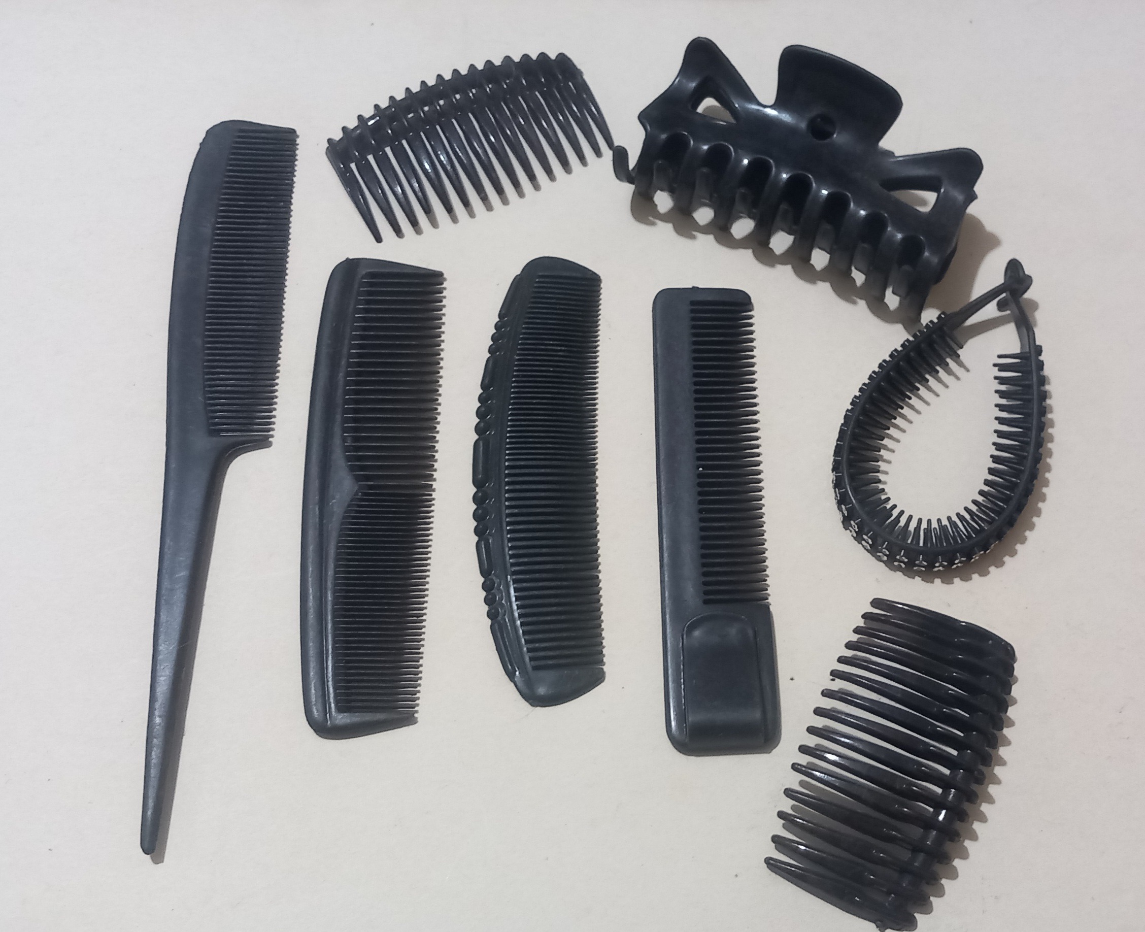 ست مشکی آرایشی مو