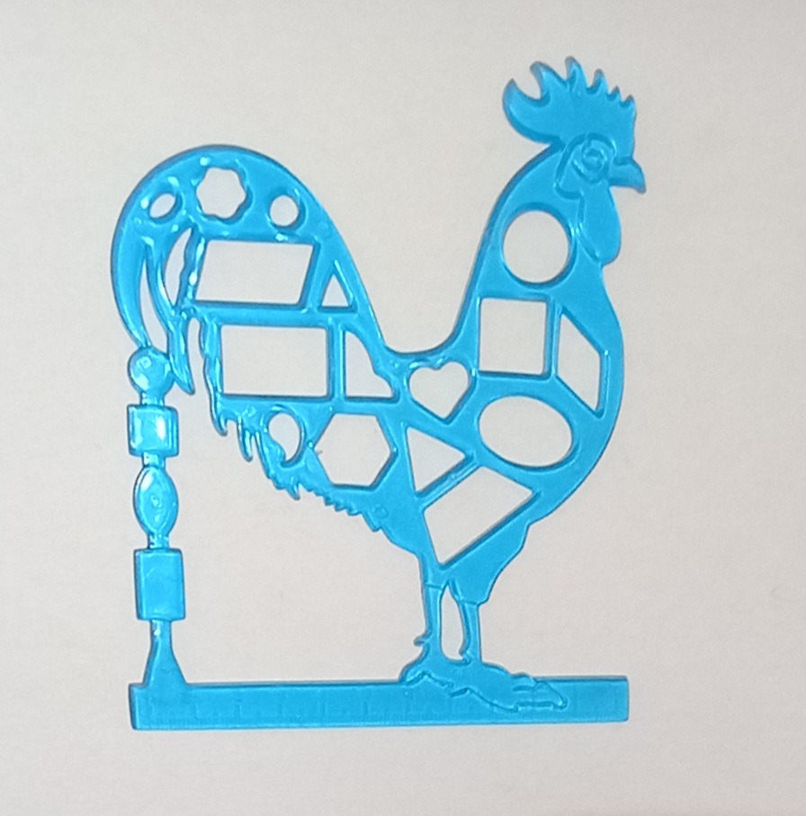 خطکش خروس نوستالژی
