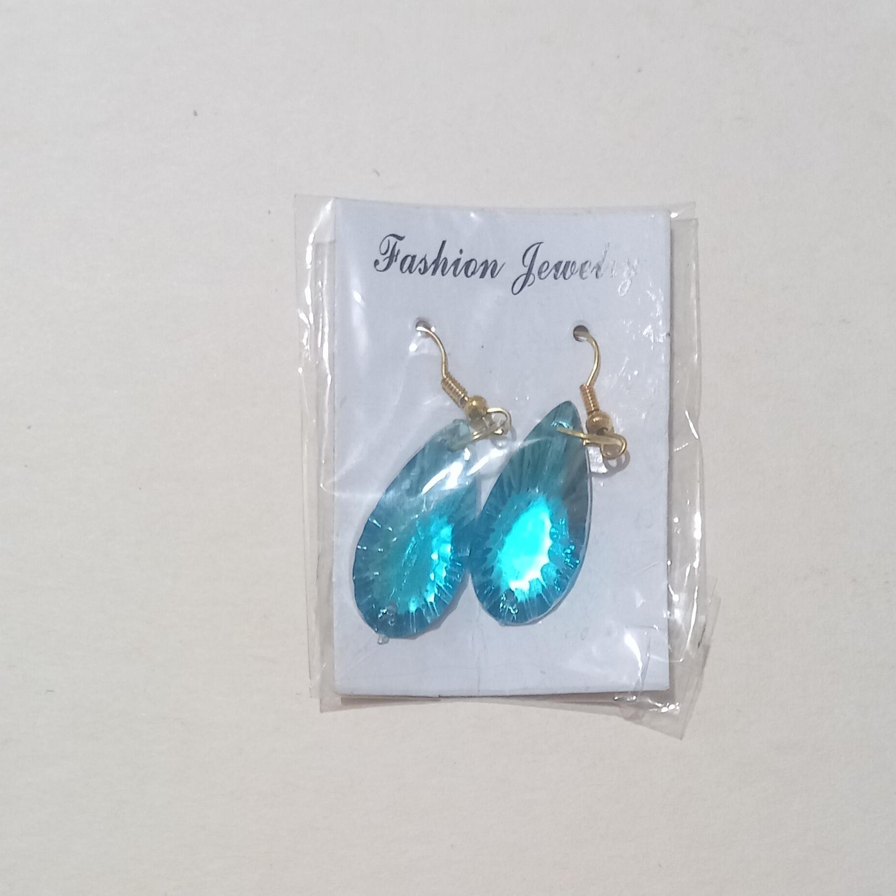 گوشواره بدلی نگین دار