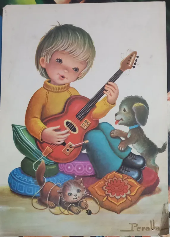 پوستر قدیمی کارتونی