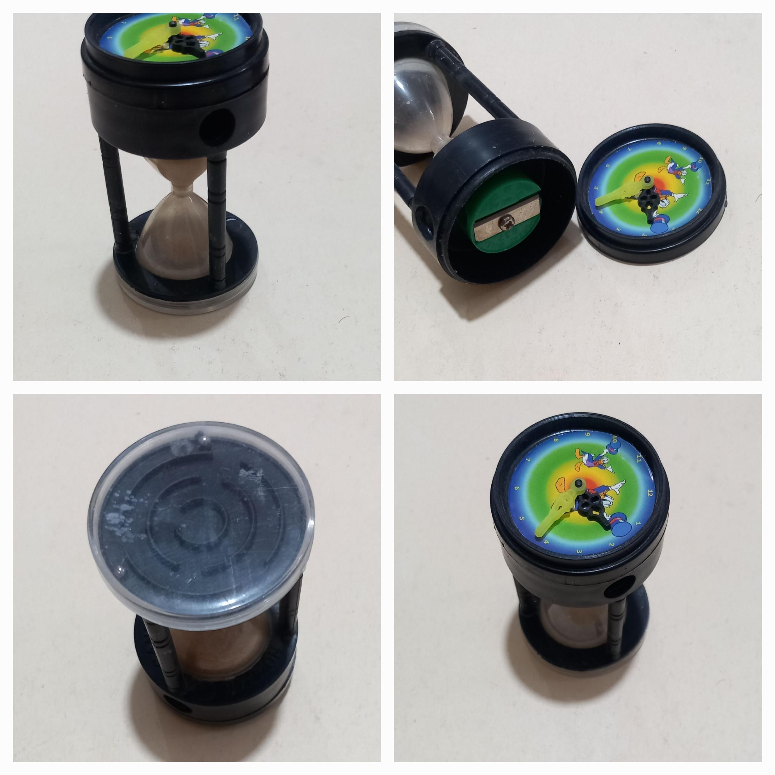 مدادتراش ساعت شنی، بازی دارد