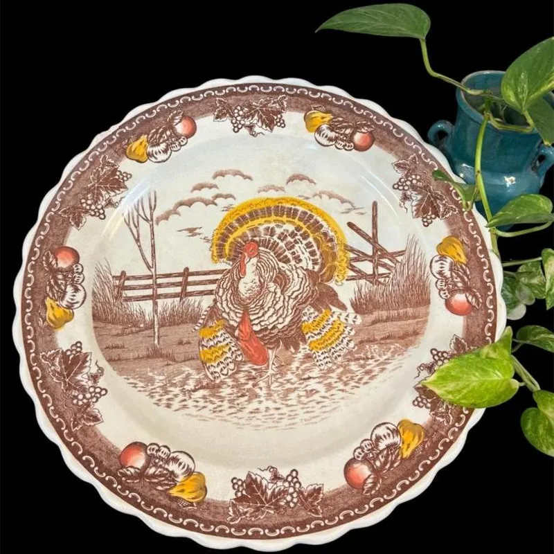 ظرف بوقلمونی آنتیک ژاپنی