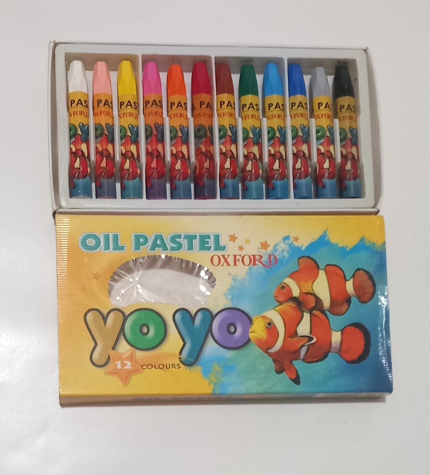 مداد شمعی 12 رنگ