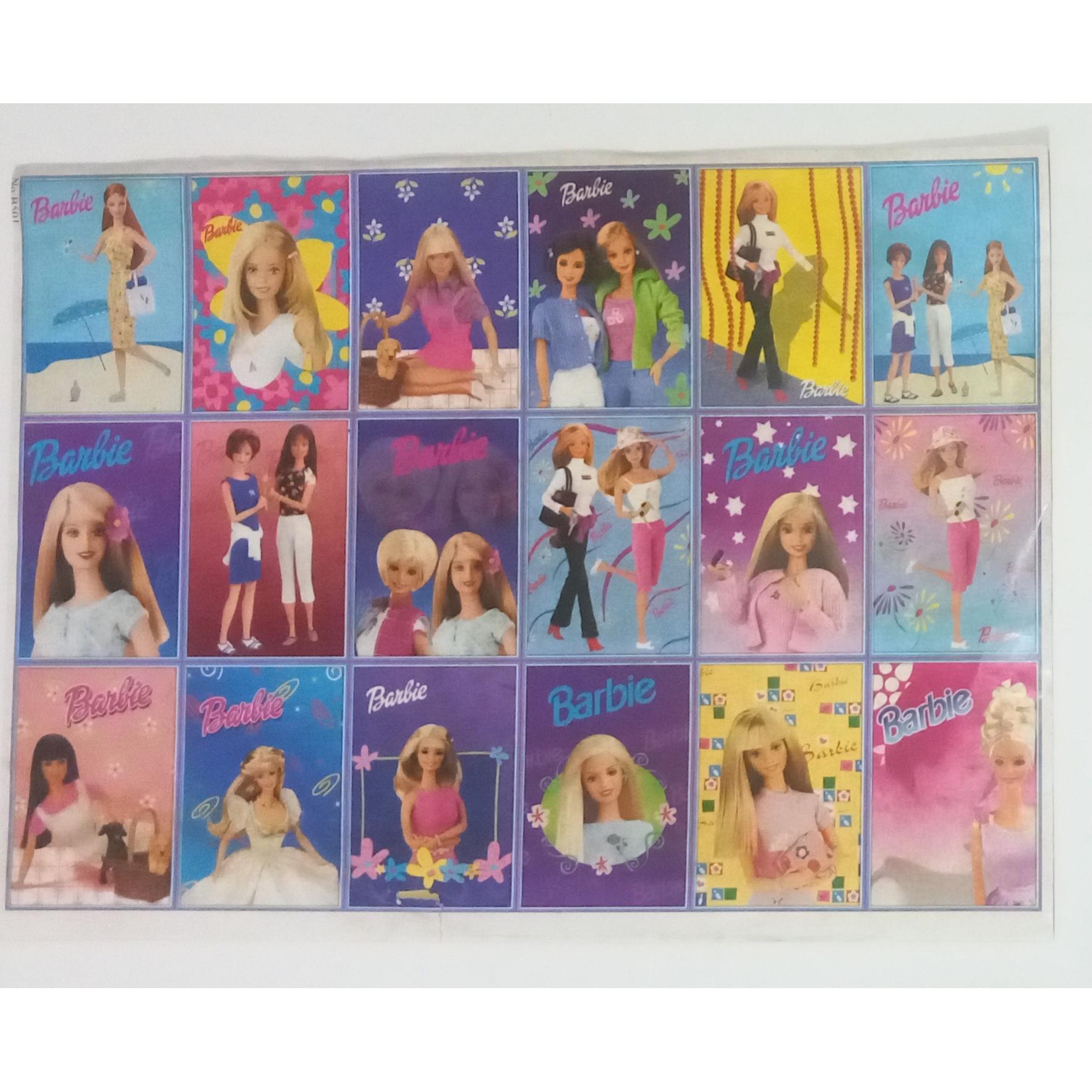 بر چسب باربی قدیمی