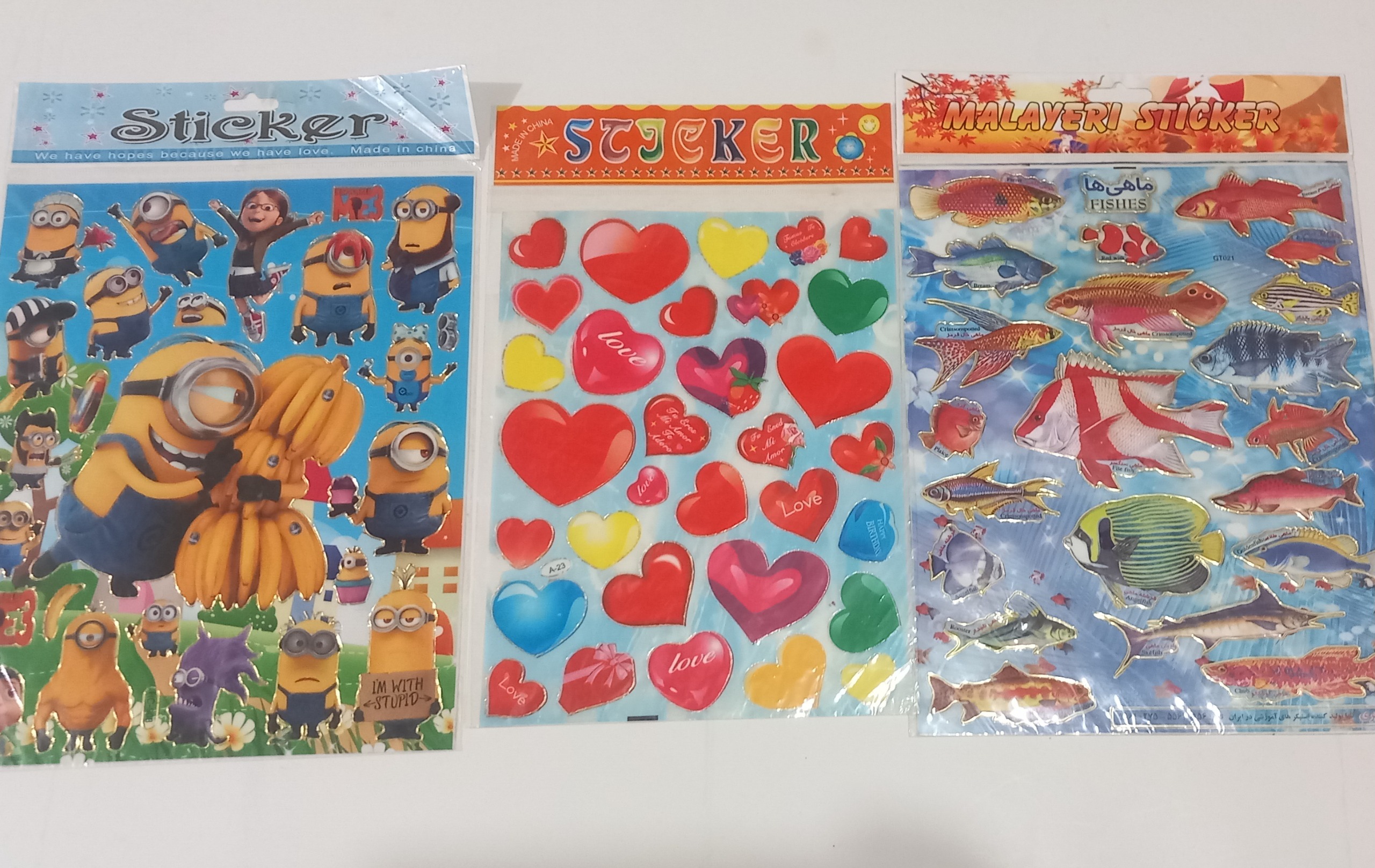 13 برگ برچسب کارتونی فانتزی