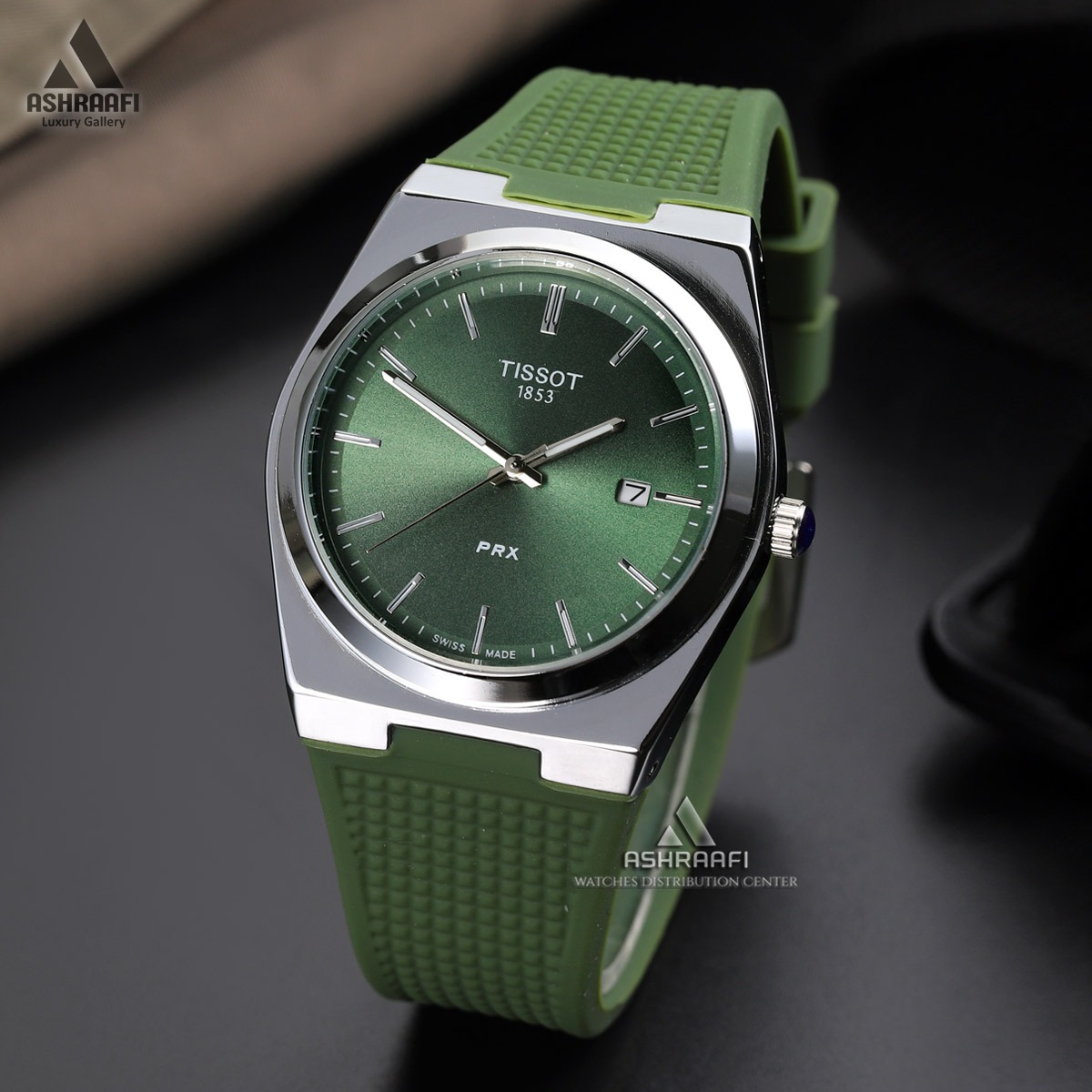 ساعت مردانه تیسوت سبز Tissot Prx 1853-5