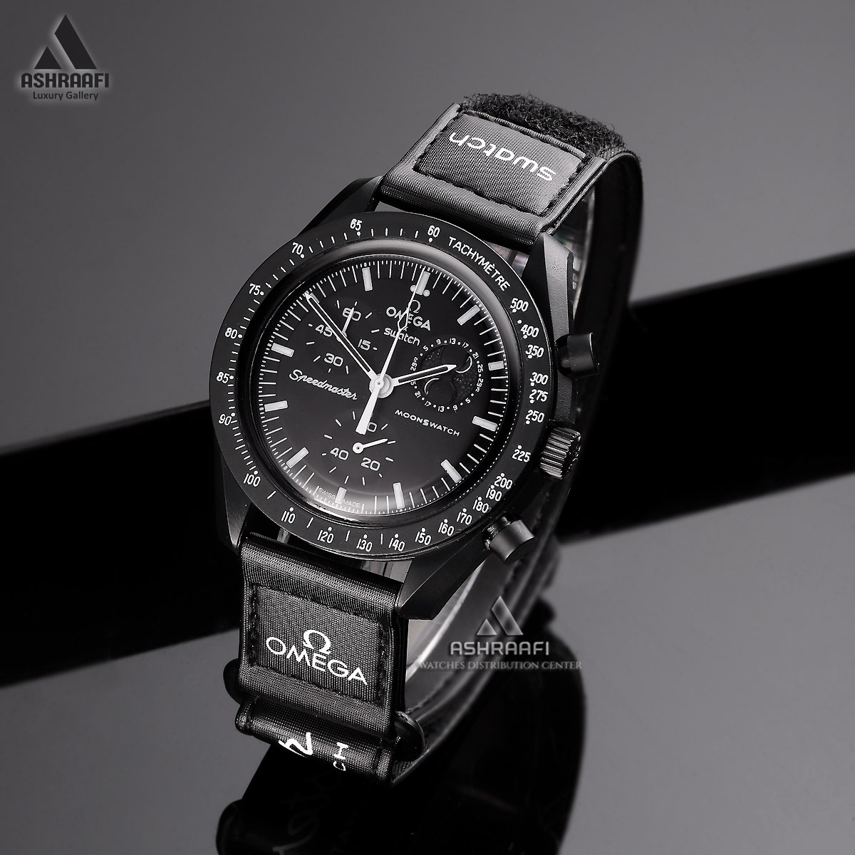 ساعت امگا سواچ مشکی Omega x Swatch BeK1