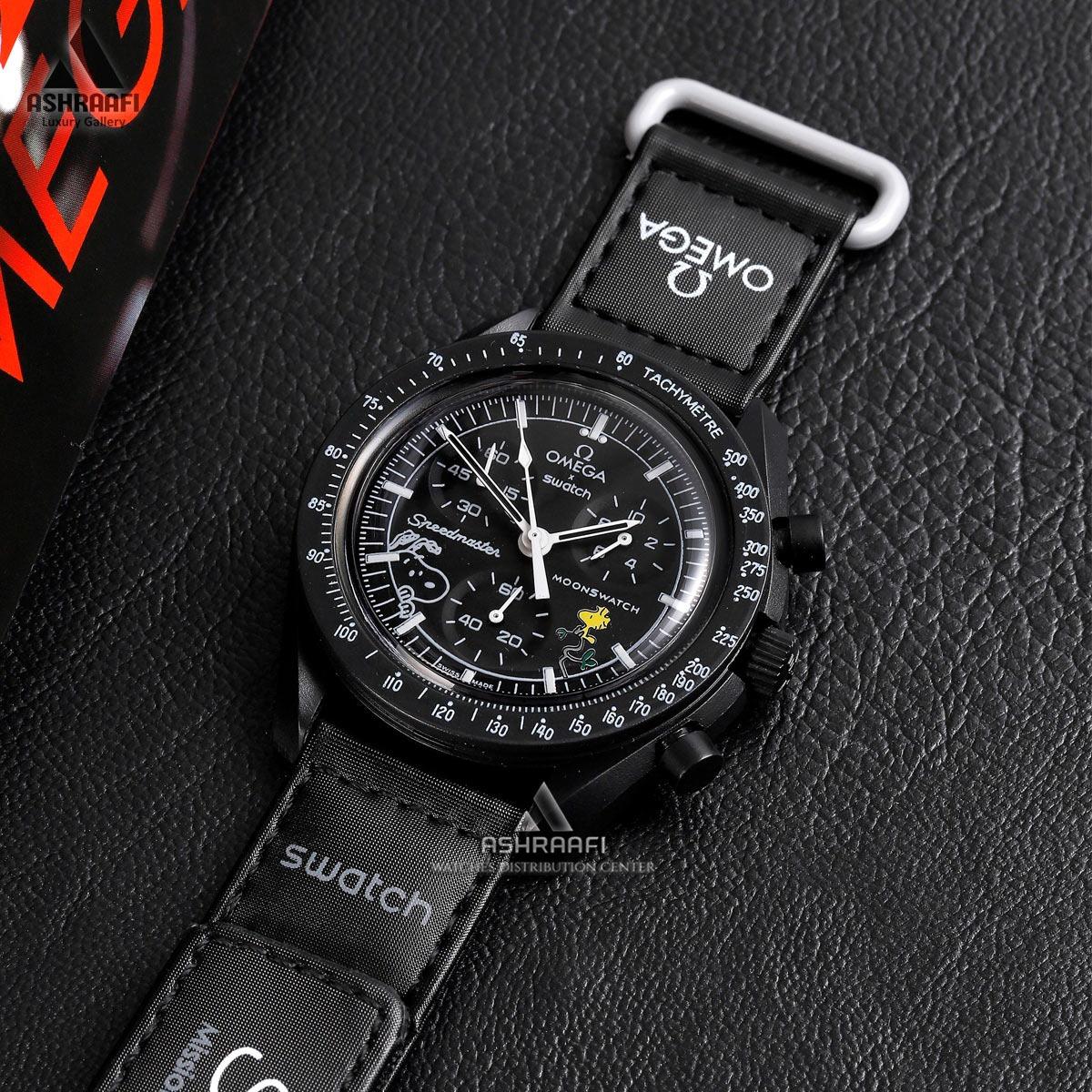 ساعت امگا سواچ مشکی مشکی Omega x Swatch BeK1