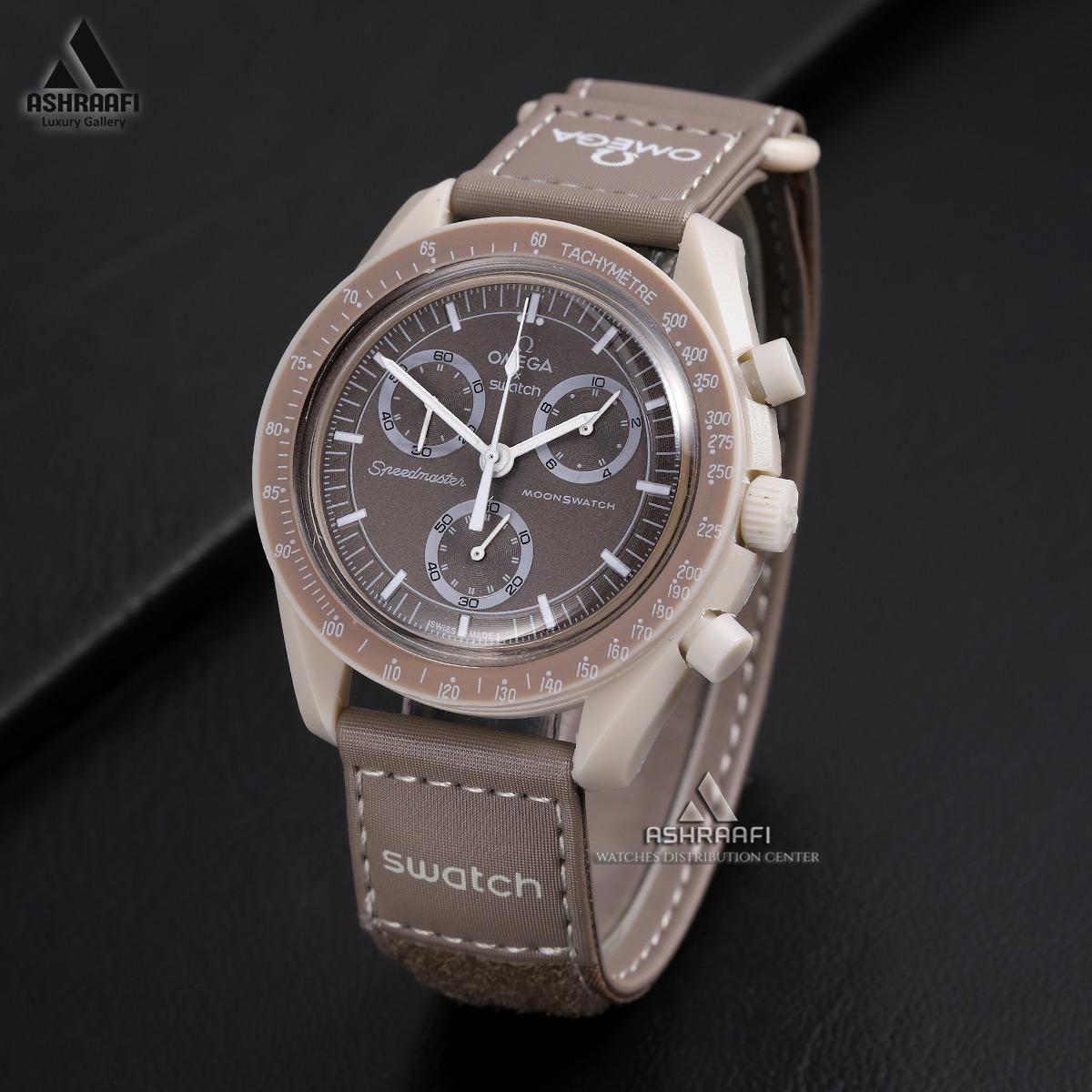 ساعت امگا سواچ قهوه ای Omega x Swatch BeK1
