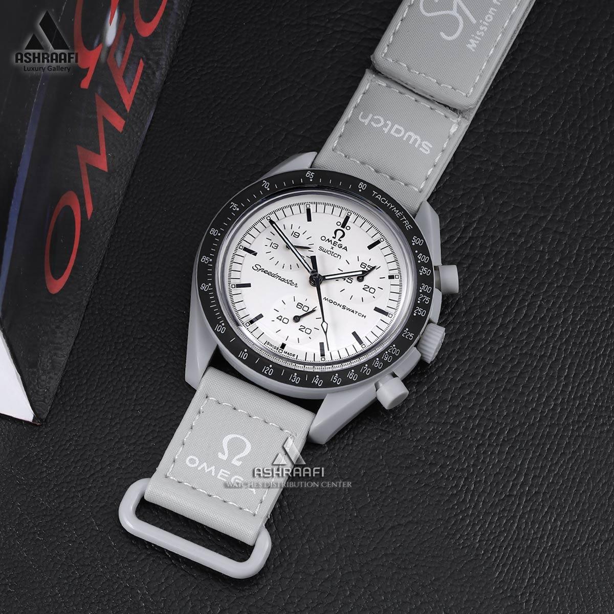 ساعت امگا سواچ طوسی Omega x Swatch BeK1