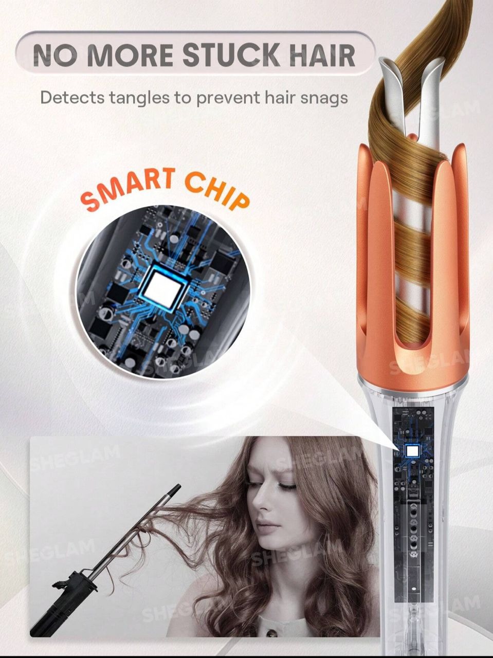 دستگاه فر کننده موی اتوماتیک شیگلم مدل Curly