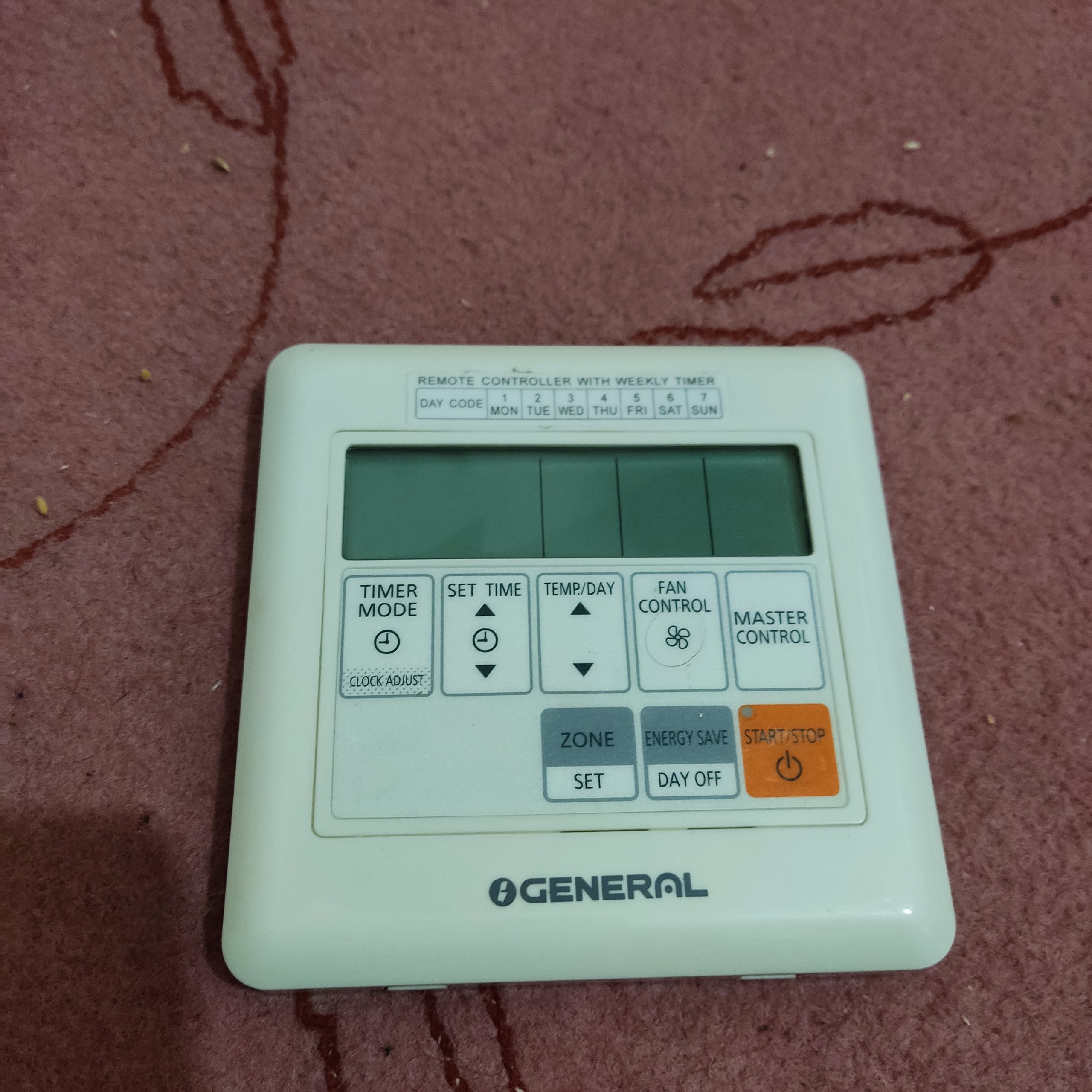 ریموت کنترل کولر گازی دیواری