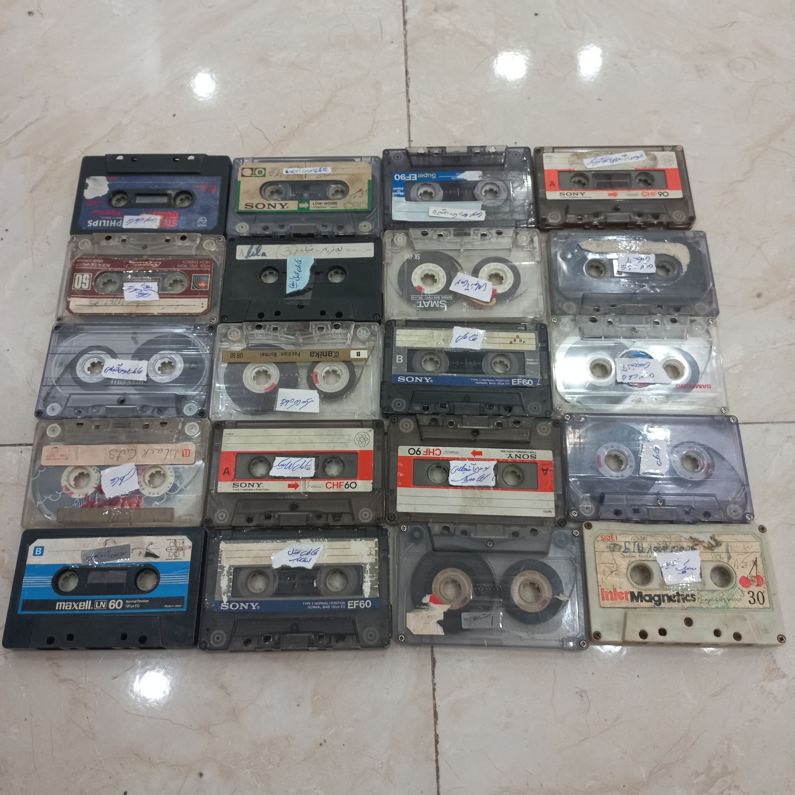 20 عدد نوار کاست سبک لس آنجلسی